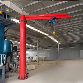 Pillar Jib Crane Factory - 2-16 Ton Manual Slewing Foldable Arm