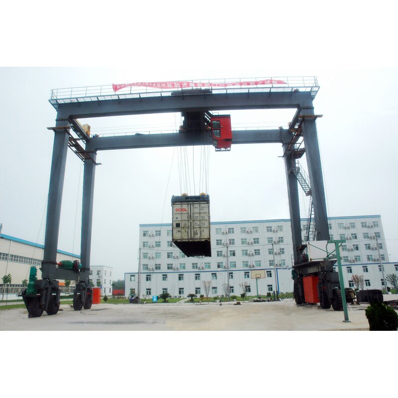 Mobile Gantry Crane Manufacturer - 200 Ton Rubber Tire European Design