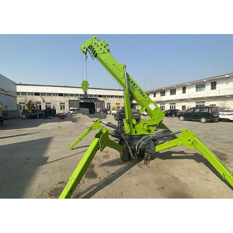 Knuckle Boom Spider Crane Factory - 1-8 Ton Crawler Electric Man Basket