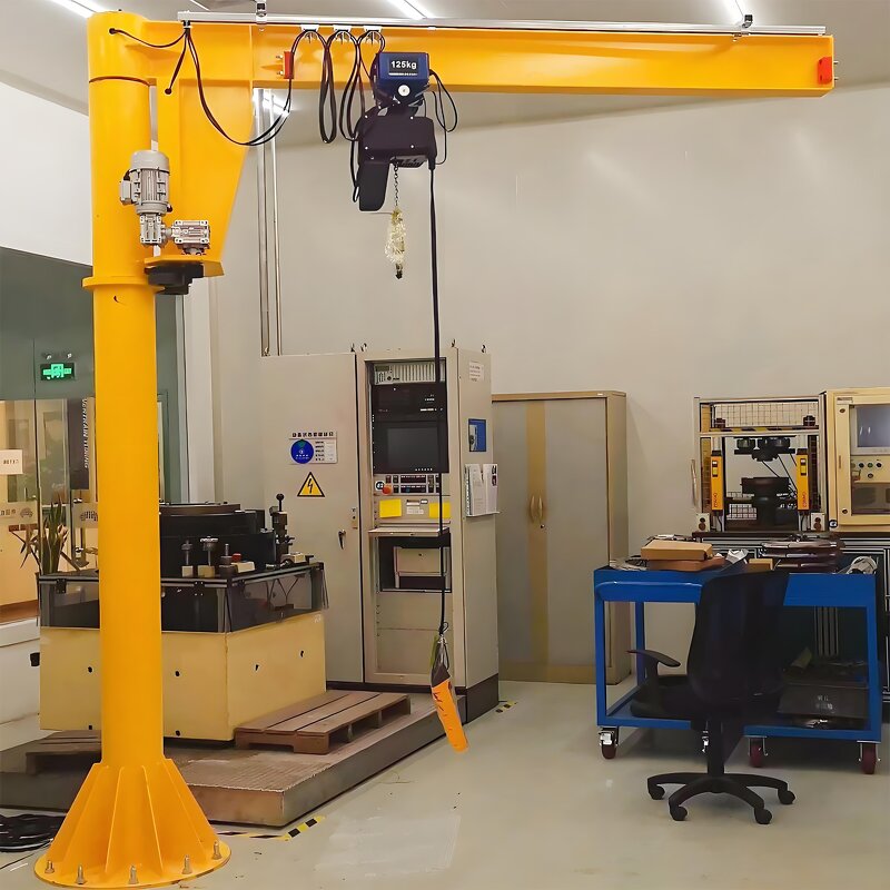 Hydraulic Jib Crane Supplier - 8 Ton Freestanding Heavy-duty Direct