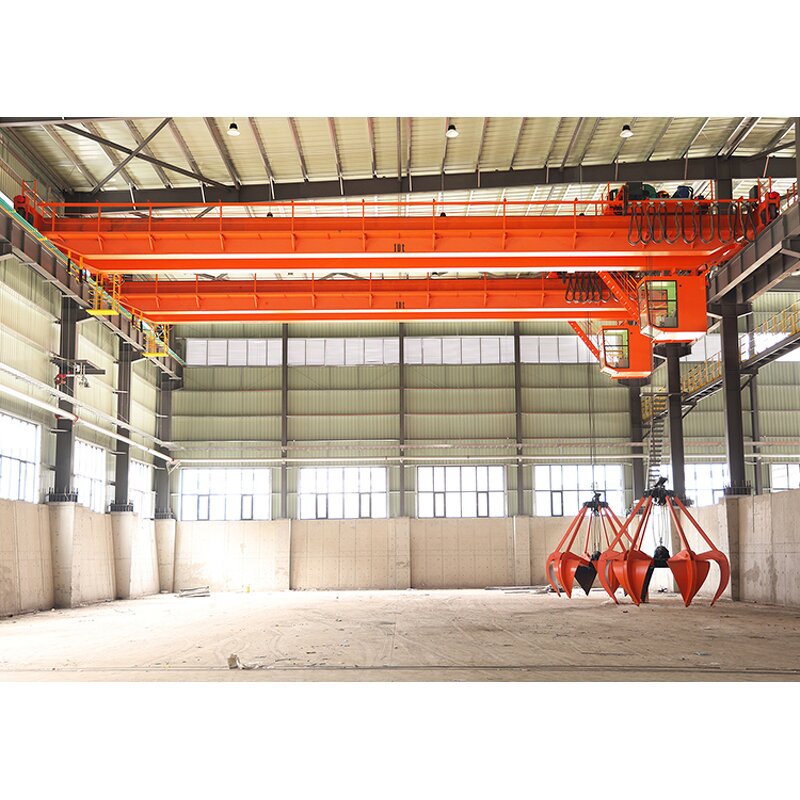 Grab Bucket Overhead Crane Supplier - QZ Waste Handling Power Plant