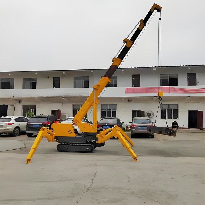 Telescopic Spider Crane Manufacturer - 2-8 Ton Indoor Outdoor Electric