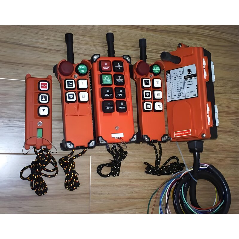 Crane Controller Supplier - 12V/24V 6 Motors Joystick Remote Control