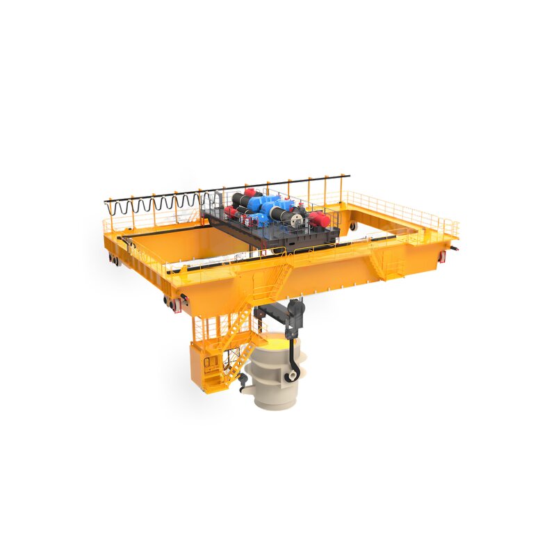 Double Girder Overhead Crane Factory - YZ Model Metallurgical Foundry
