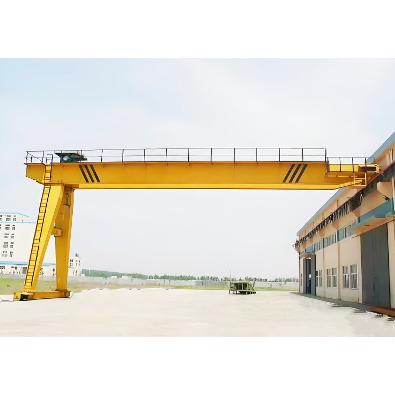 Mobile Semi Gantry Crane Supplier - 5 Ton Rail Mounted Double Girder