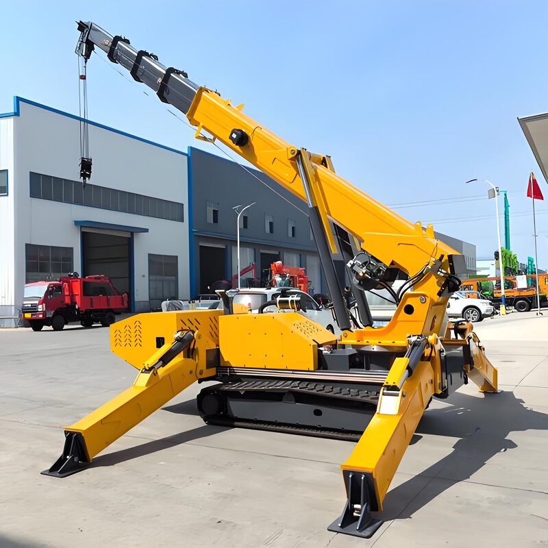 Mini Crawler Spider Crane Manufacturer - 8-12 Ton Glass Lifting Robot