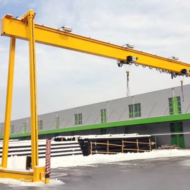 Single Girder Gantry Crane Supplier - 3-32 Ton European Electric Outdoor