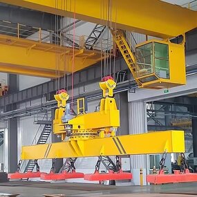 Electromagnetic Bridge Crane Supplier - QC Model 20 Ton Steel Coil Clamp