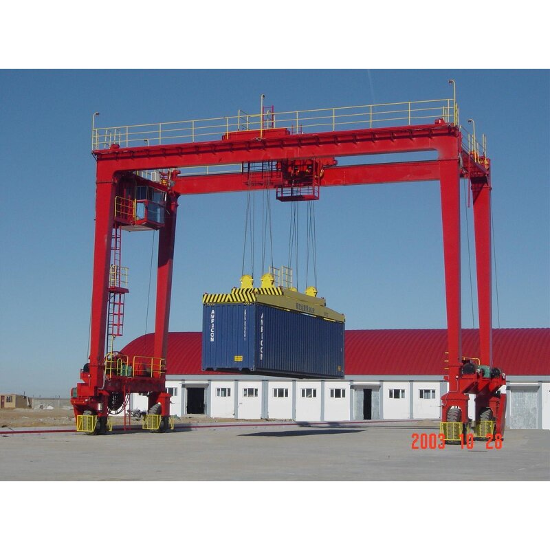 Rubber Tired Gantry Crane Manufacturer - 20-60 Ton CE Certified Outdoor