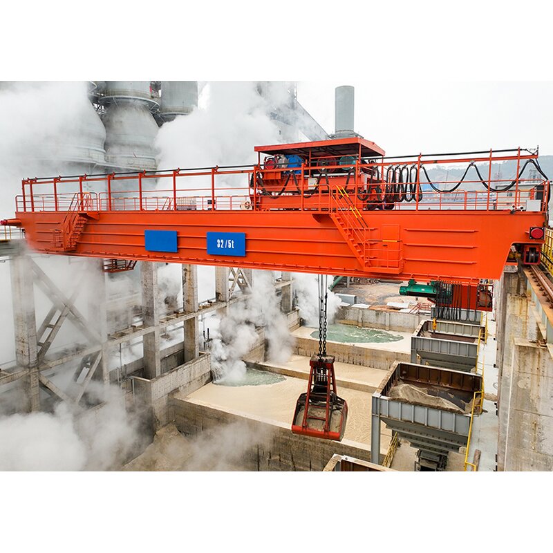 Grab Bucket Overhead Crane Supplier - QZ Waste Handling Power Plant