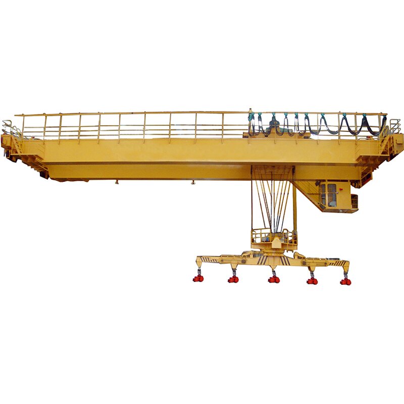Double Beam Bridge Crane Factory - 16 Ton QC Model Magnet Workshop Custom