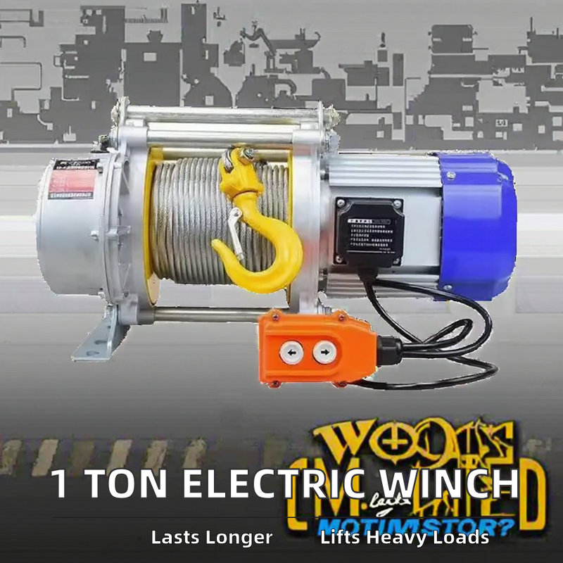 Aluminium Hoist Winch Manufacturer - 1 Ton 30 Meter 110V Mining Elevator