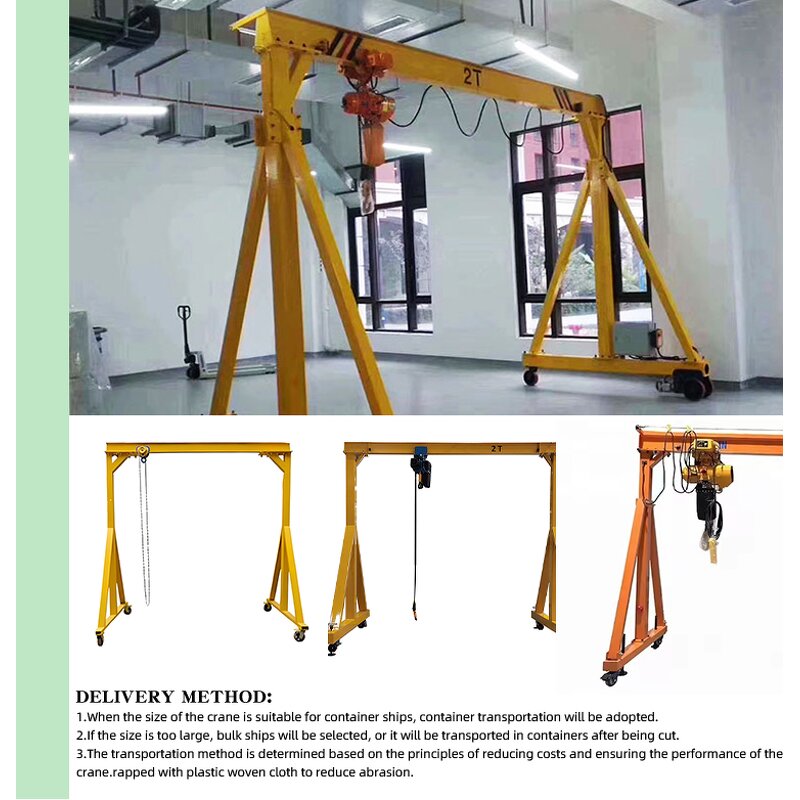 Mini Gantry Crane Supplier - European Single Girder Folding Warehouse