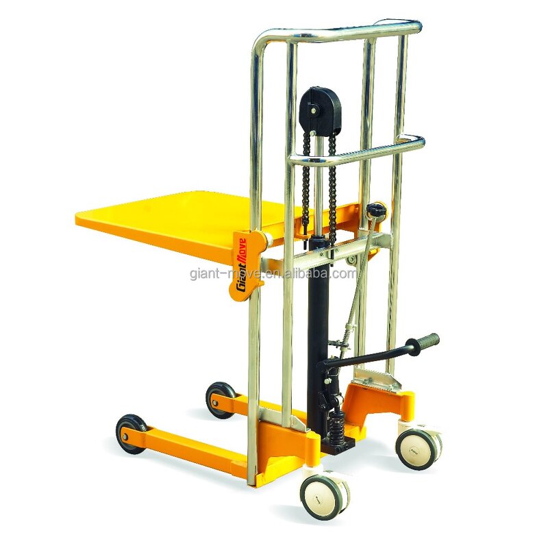 Manual Platform Stacker Factory - Portable Hydraulic Hand Stacker