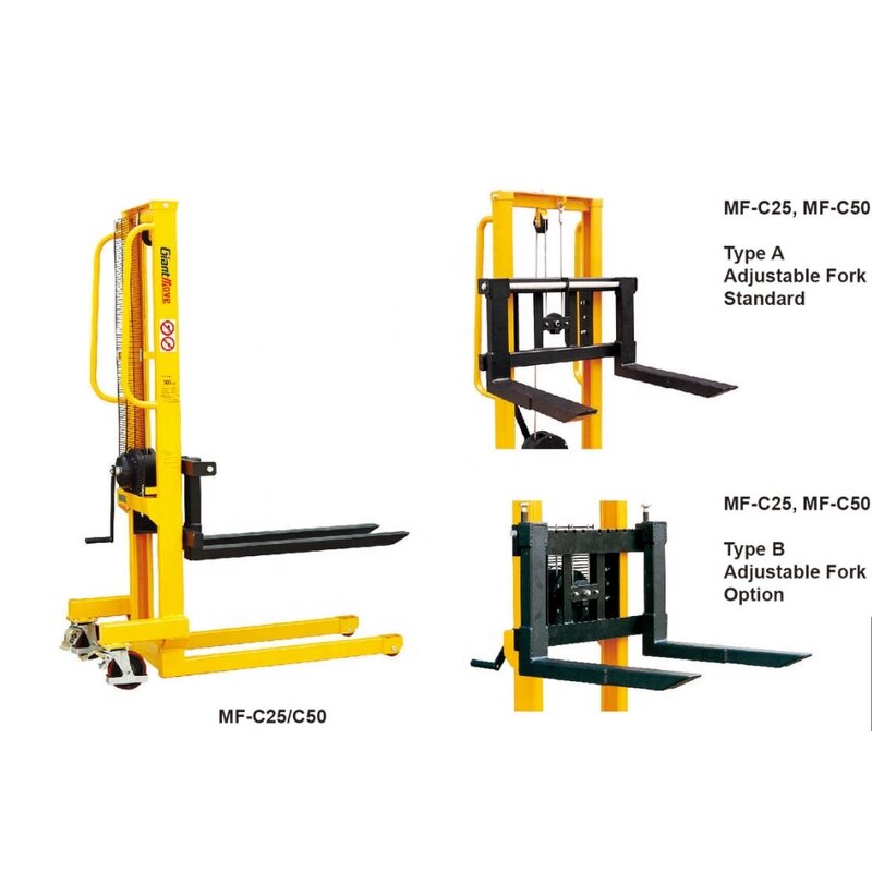 Manual Stacker Supplier - Straddle Leg Hand Winch Stacker