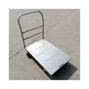 Plastic Platform Trolley Supplier - Two Layer Industrial Tool Cart