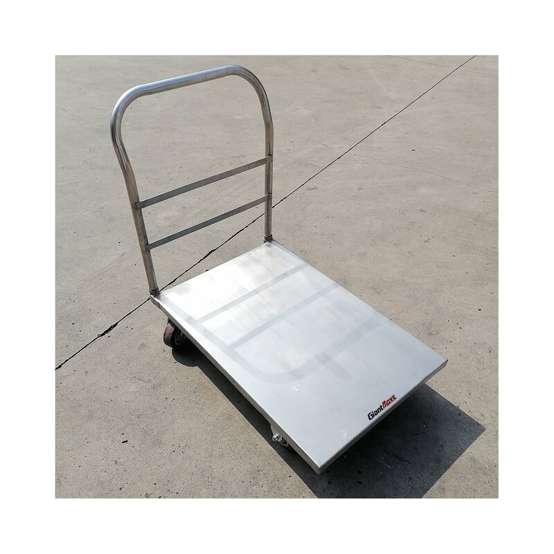 Plastic Platform Trolley Supplier - Two Layer Industrial Tool Cart