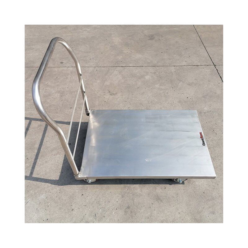 Plastic Platform Trolley Supplier - Two Layer Industrial Tool Cart