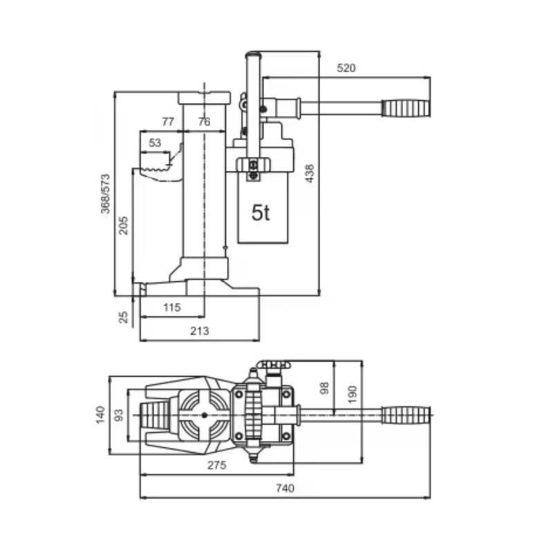 Hydraulic Jack for Vehicles Manufacturer - 5-25 Ton Capacity OEM