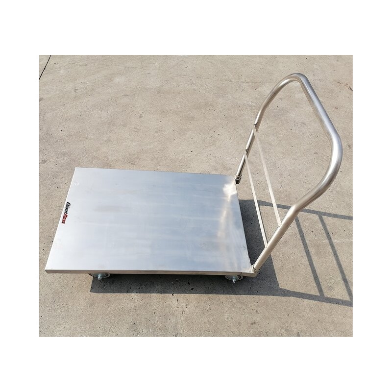Plastic Platform Trolley Supplier - Two Layer Industrial Tool Cart