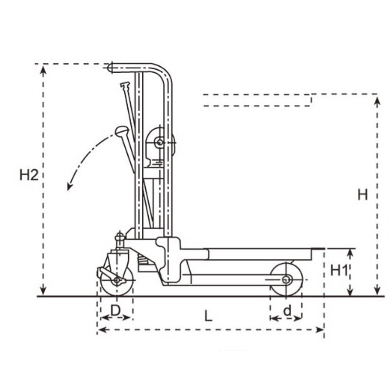 Hydraulic Stacker Factory - Manual Fork & Platform Stacker