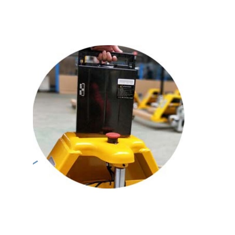 Semi Electric Pallet Truck Factory - Lithium Battery Power
