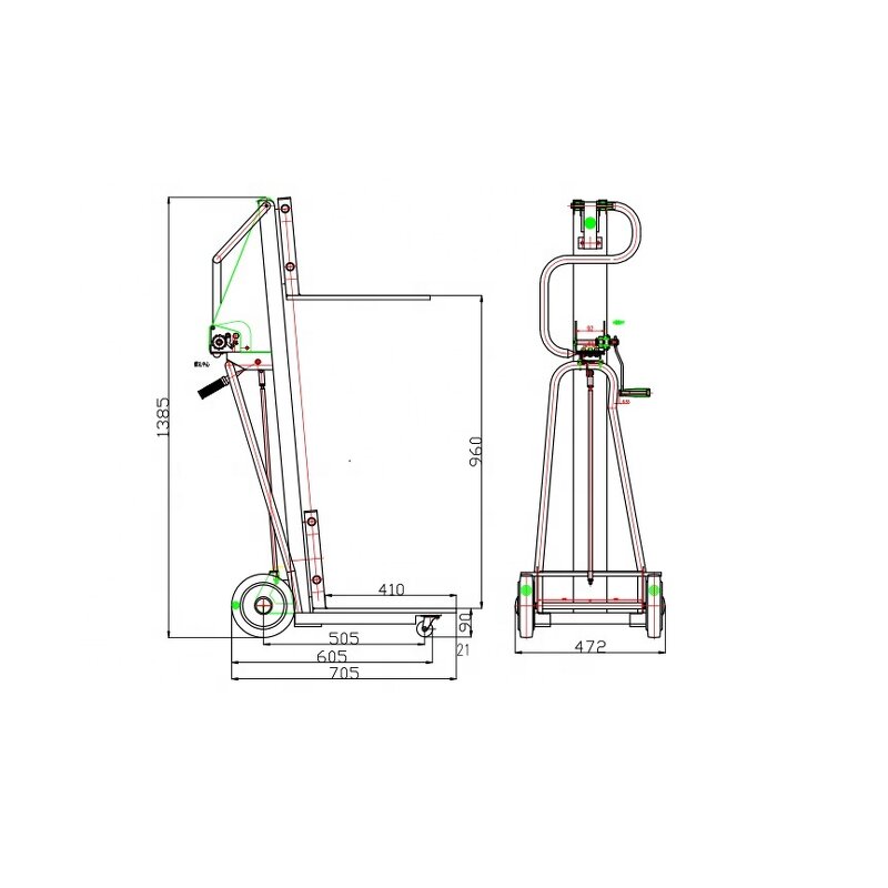 Manual Stacker Supplier - Straddle Leg Hand Winch