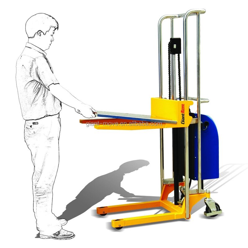 Electric Stacker Manufacturer - Adjustable Fork Platform Stacker