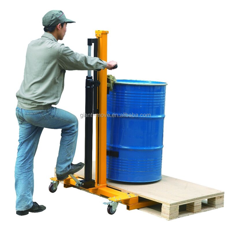 Hydraulic Drum Truck Factory - Pedal Operated Oil Drum Lifter