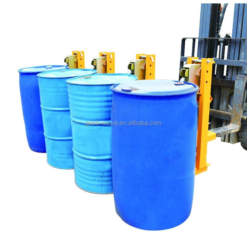 Forklift Drum Grabber Factory - Double Grip Head Type