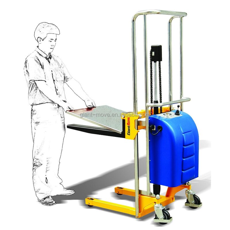 Electric Stacker Manufacturer - Adjustable Fork Platform Stacker