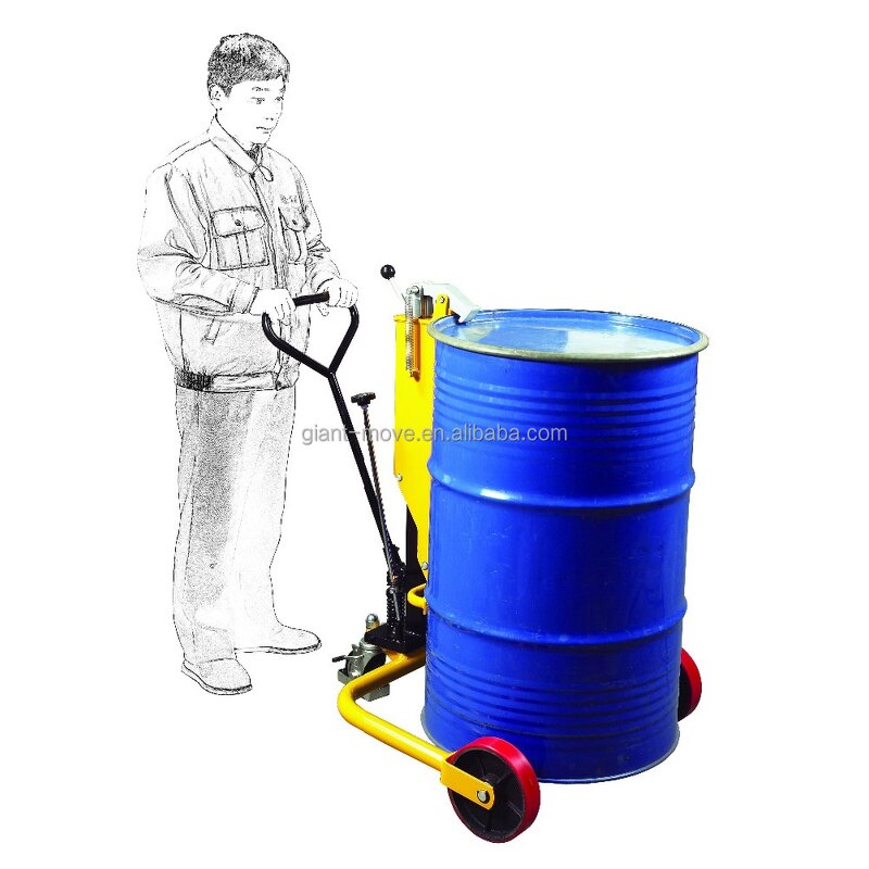 Portable Drum Truck Manufacturer - 250kg Hydraulic Hand Drum Truck