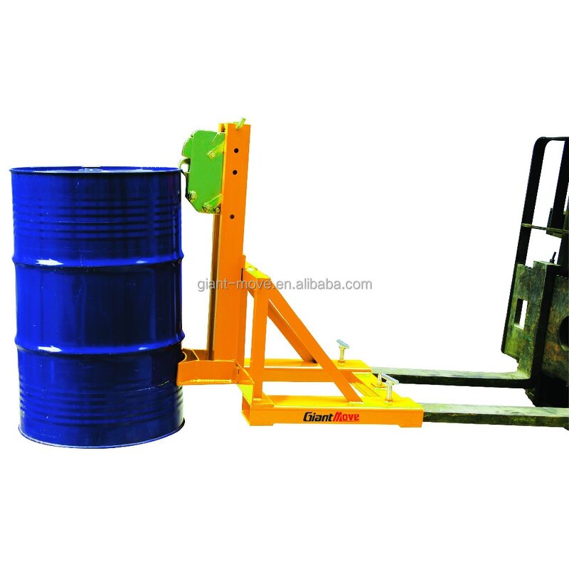 Forklift Drum Grabber Factory - Double Grip Head Type