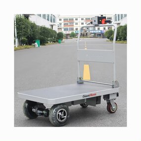 Platform Hand Truck Factory - Large Size 4 Wheel Warehouse Cart