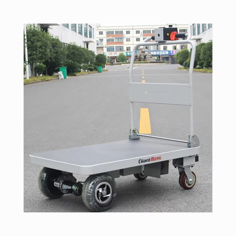 Platform Hand Truck Factory - Large Size 4 Wheel Warehouse Cart