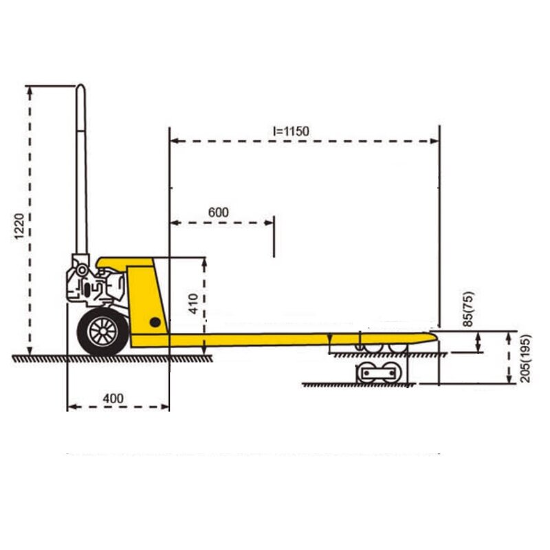 Weighing Scale Pallet Truck Supplier - 2 Ton Hand Pallet Truck