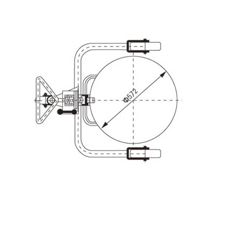 Portable Drum Truck Manufacturer - 250kg Hydraulic Hand Drum Truck