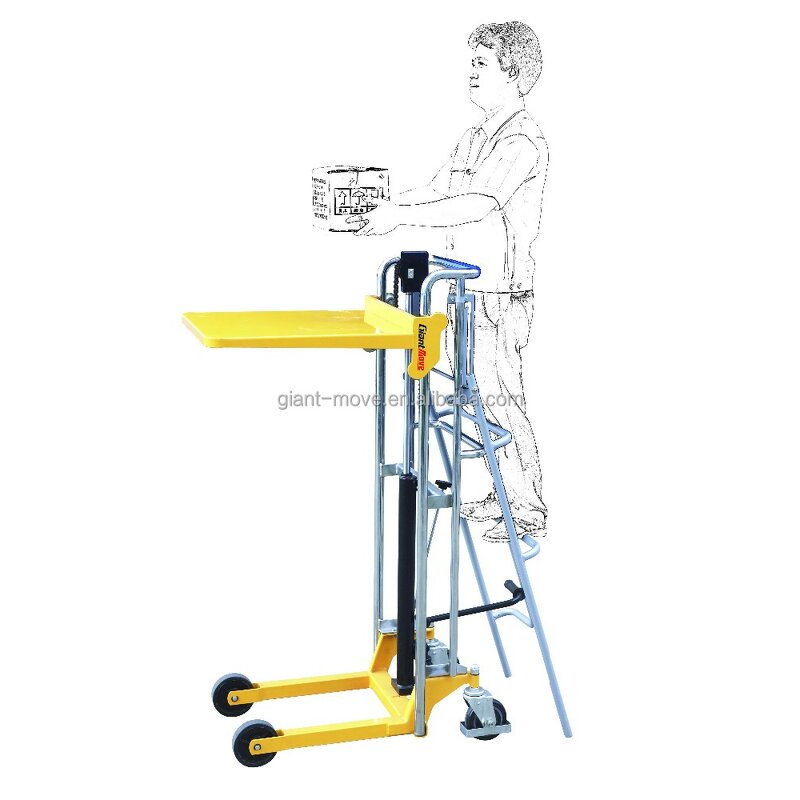 Manual Platform Stacker Factory - Portable Hydraulic Hand Stacker