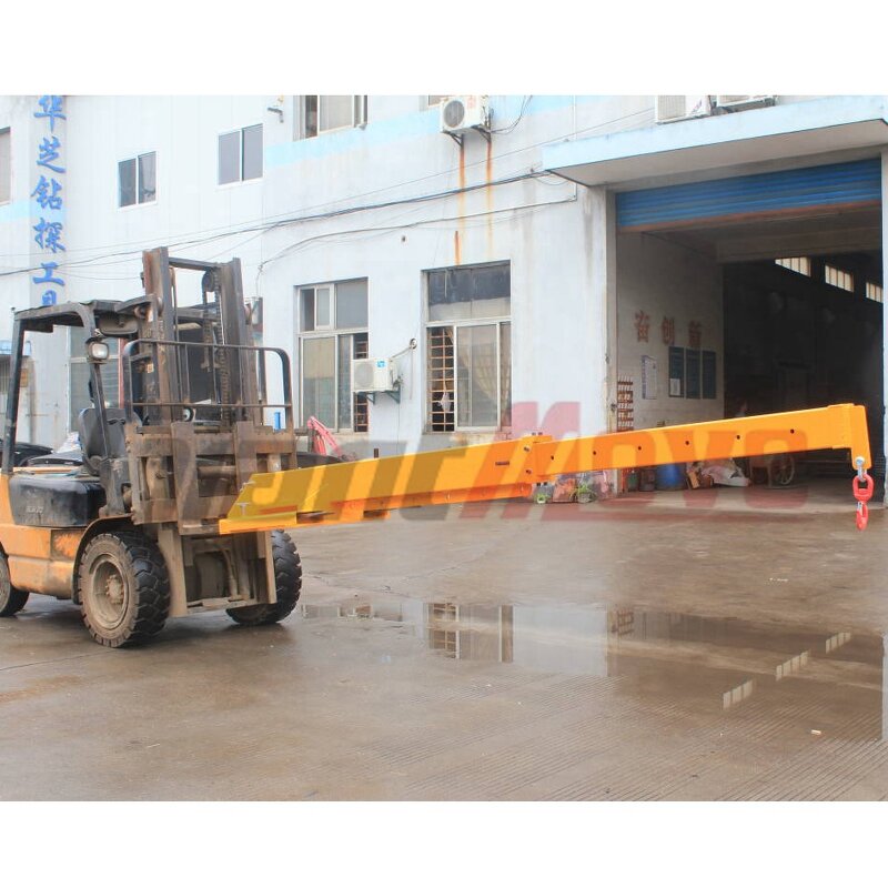 Forklift Jib Crane Factory - Telescopic Boom Extension Attachment