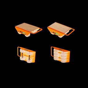 Pallet Moving Skate Manufacturer - Rotating Roller Transport Trolley