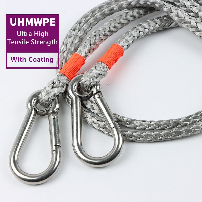 UHMWPE Rope Factory - Custom Double Braided for Winch Towing Boat