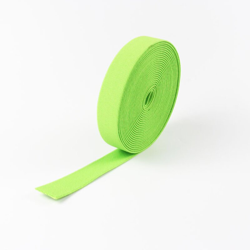 Polyester Webbing Stripe Factory - Light Green 25*2mm with Plastic Support