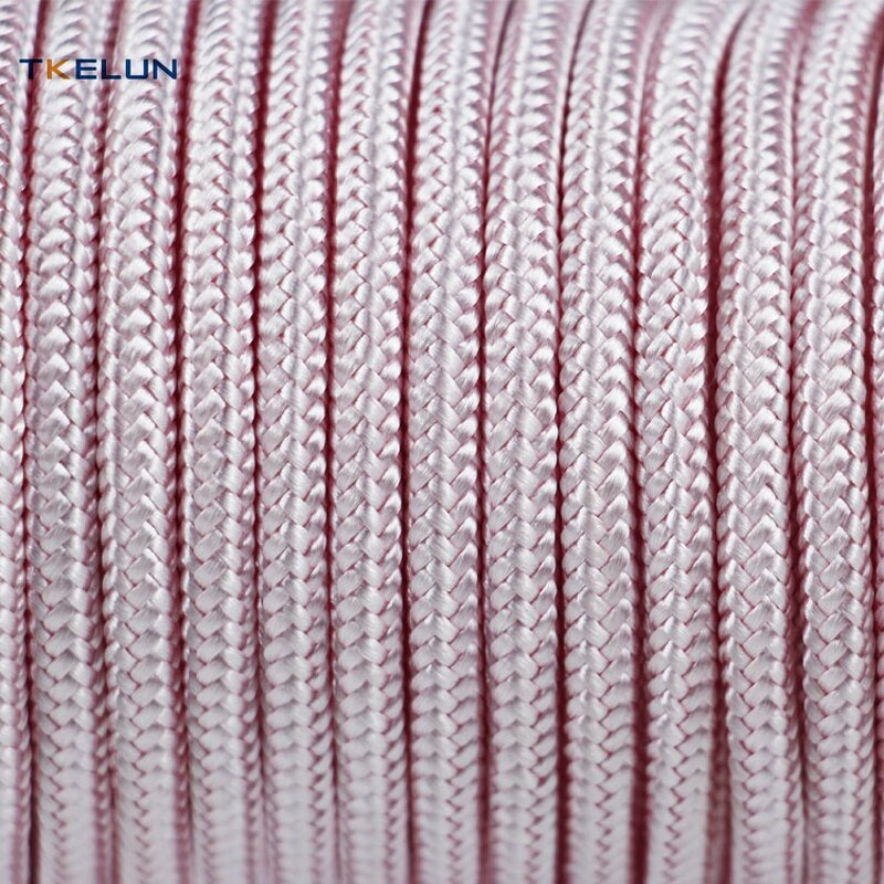Polyester Rope Manufacturer - Solid Braided 5mm Pink Color Custom