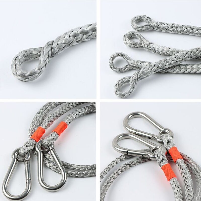 UHMWPE Rope Factory - Custom Double Braided for Winch Towing Boat