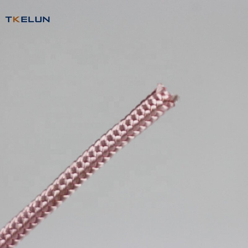 Polyester Rope Manufacturer - Solid Braided 5mm Pink Color Custom
