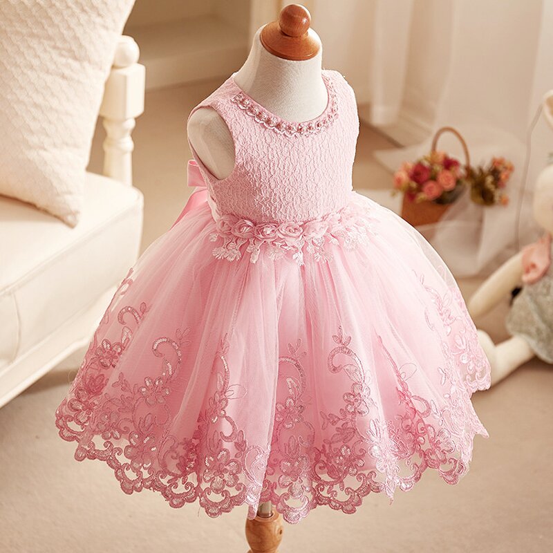 Princess Party Dress Manufacturer - OEM Applique Embroidered Knee-Length Gown