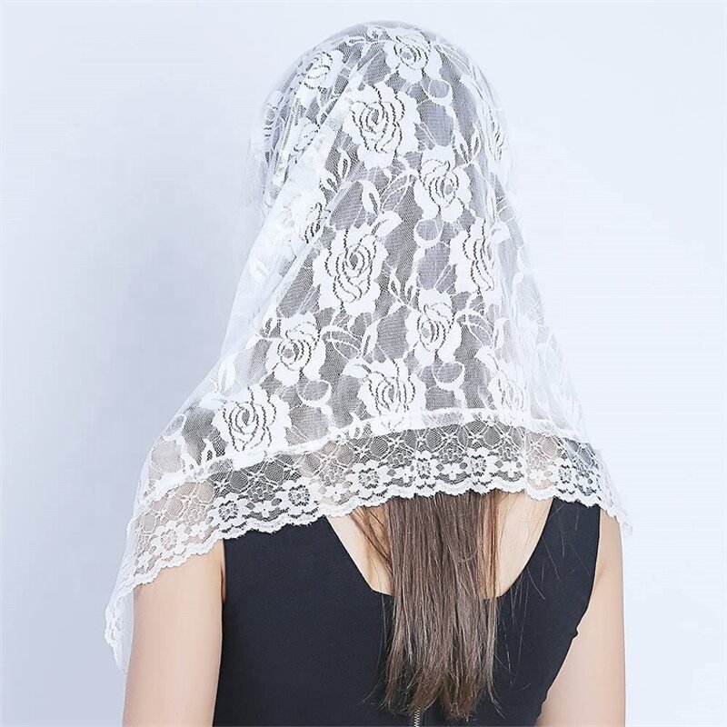 Mantilla Veil Manufacturer - OEM/ODM Catholic Church Triangle Tulle Head Covering