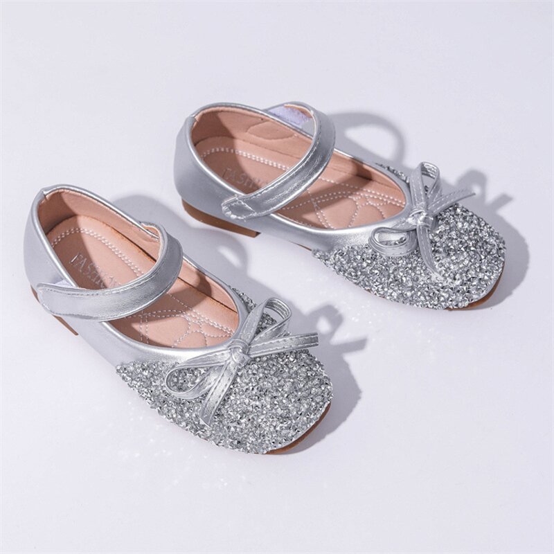 Children's High Heels Manufacturer - Wholesale OEM Fashion Pearl Crystal Shoes