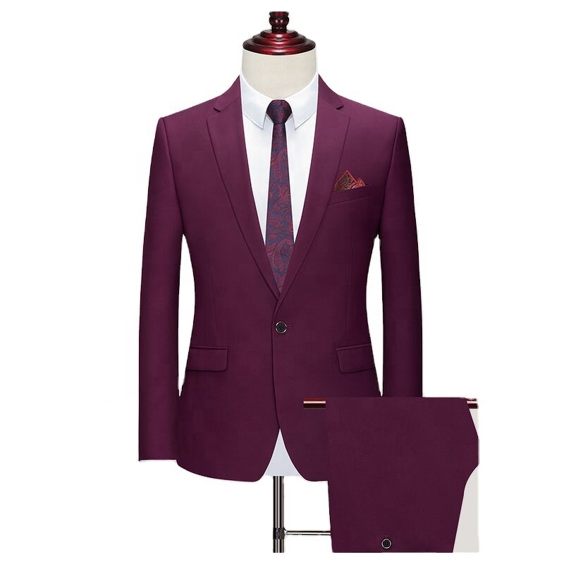 Men's Suit Manufacturer - OEM/ODM Plus Size Anti-Wrinkle Three Piece Business Suit