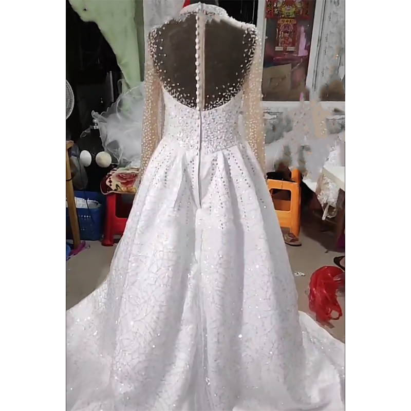 Plus Size Mermaid Wedding Dress Manufacturer - OEM Sexy Lace Halter Gown
